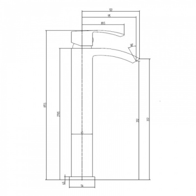 Destiny Tall Mono Basin Mixer